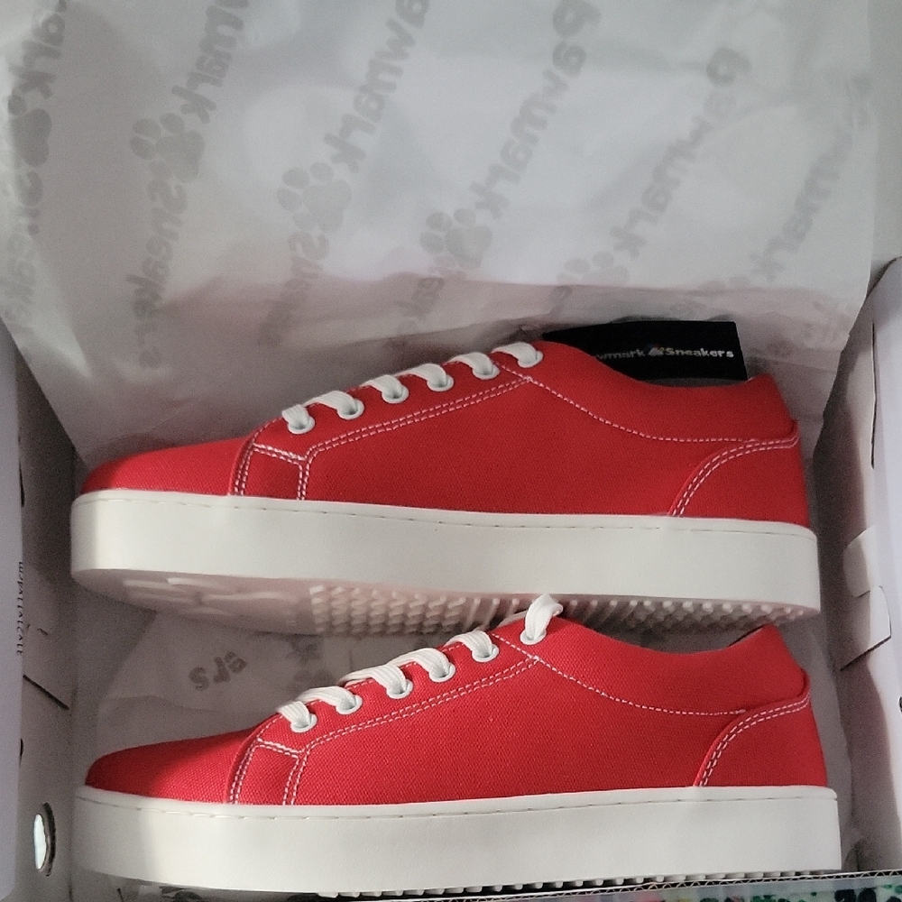 Red Canvas Sneakers